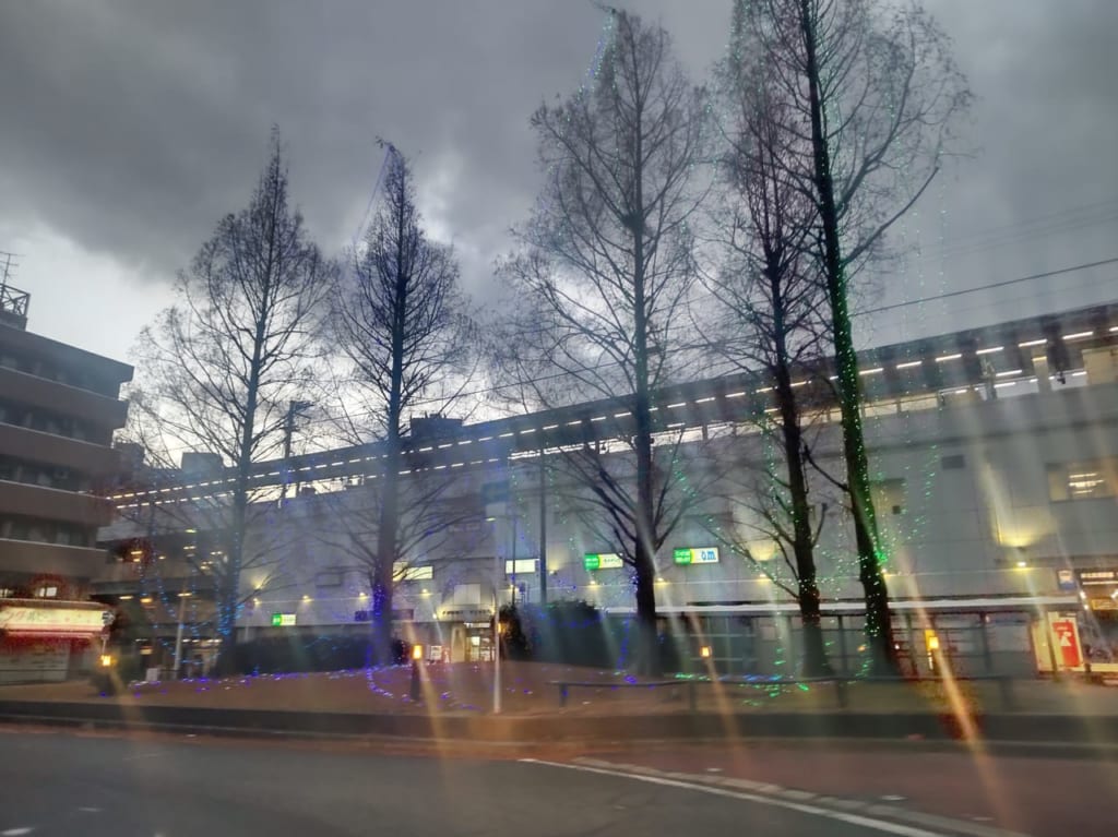 深井駅前　イルミネーション